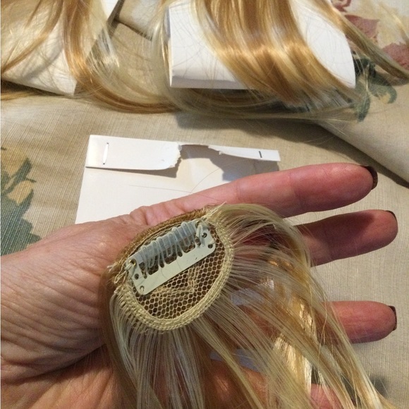 Synthetic Blond Bangs set of 3 - Picture 2 of 6